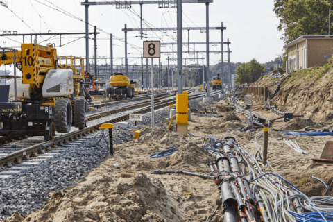 Foto railinfrastructuur