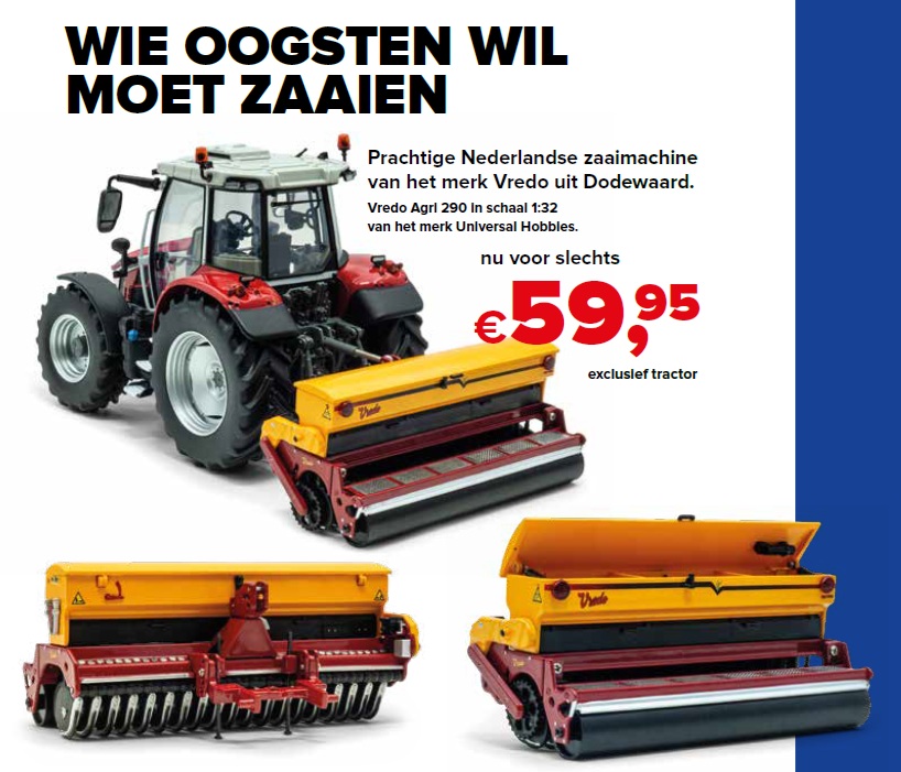 Prachtige Nederlandse zaaimachine